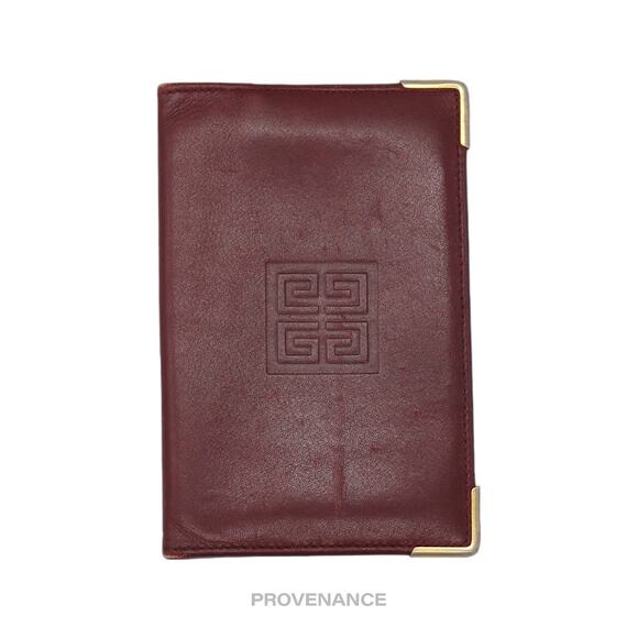 🔴 Givenchy Pocket Organizer Wallet - Red Leather - Picture 1 of 5